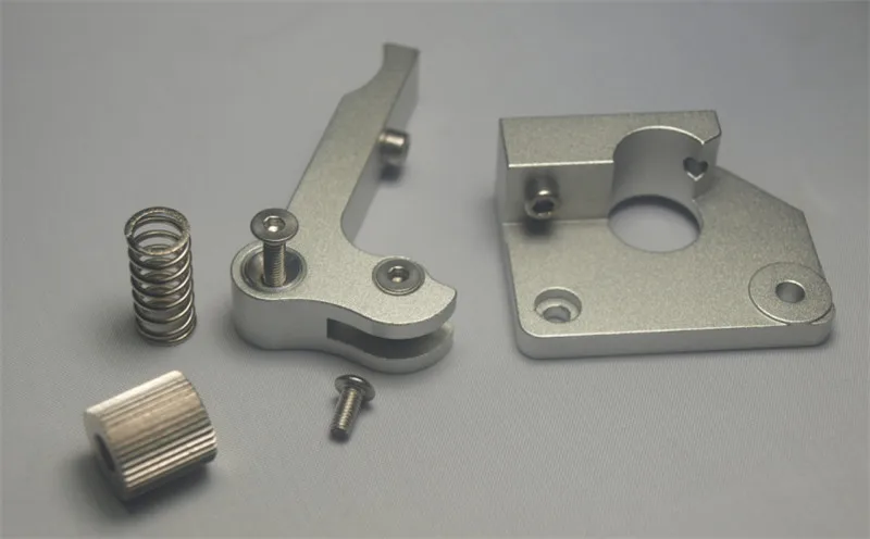 Funssor алюминиевый сплав экструдер для Wanhao/flashforge 3D-принтеры Анодированный Алюминиевый металлический лист MK9 экструдера обновления пакет для правой руки
