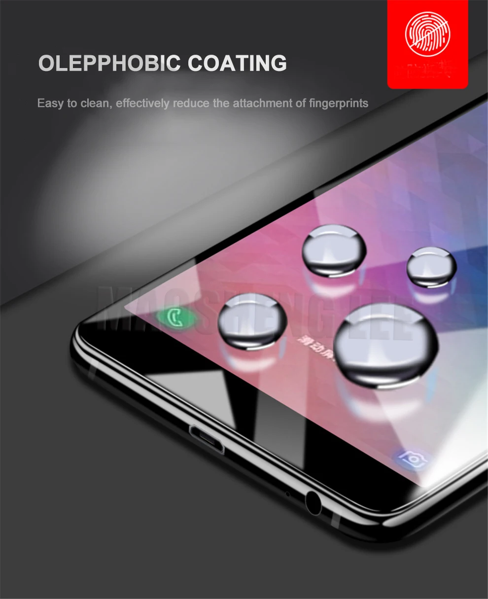 Новинка, закаленное стекло 9D для samsung Galaxy A7 A9 A6 A8 Plus, защита экрана, полное покрытие, закаленное стекло для samsung A7 A750F