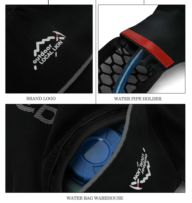 

Bicycle Backpack Hydration Running Cycling Backpack Bicycle Cycling Sport Bags Light Waterproof Riding Backpacks 5L