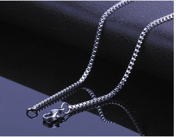 Ожерелье цепочка из нержавеющей стали диаметром 1 5 мм 10 шт./партия 16 28 дюймов|necklace