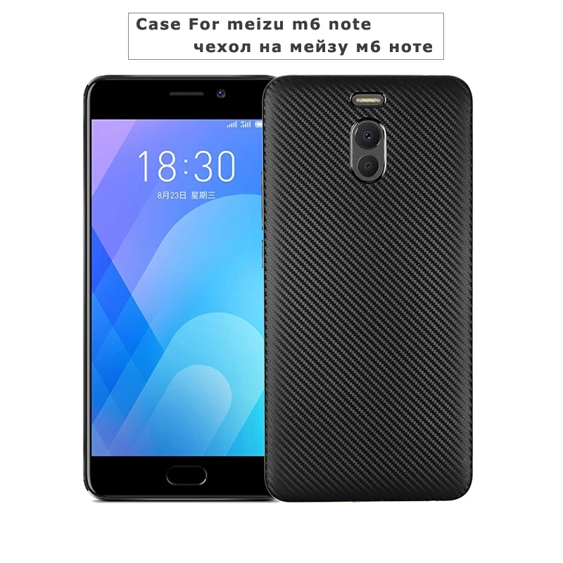 Carbon fiber silicone case for Meizu M6 Note funda coque hoesje puzdra soft tpu cover kryt tok etui carcasa kilifi husa |