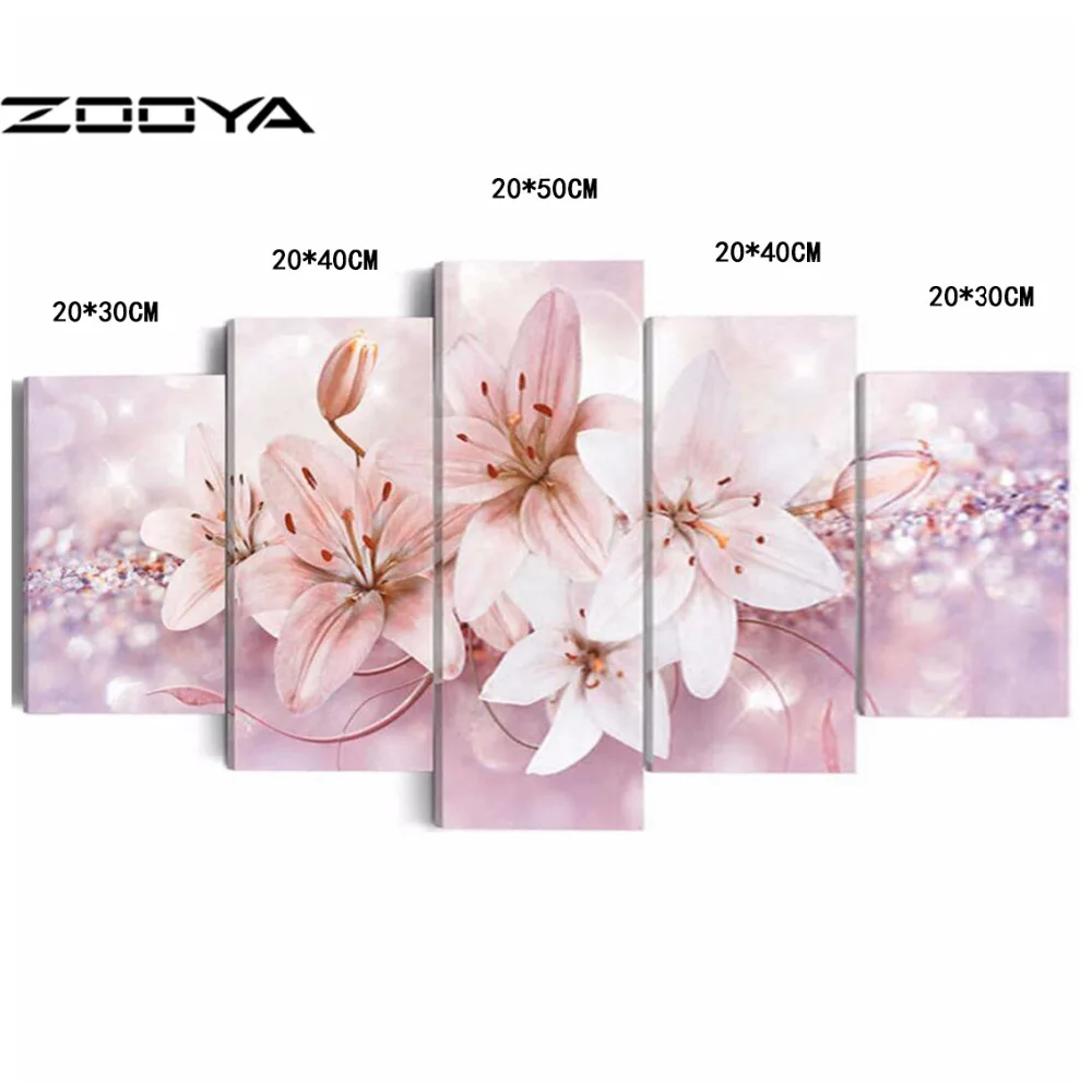 ZOOYA 3d Рукоделие алмазная живопись красивый пейзаж цветы вышивка все сверла