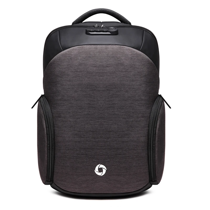 Рюкзак ozuko, водонепроницаемый, мужской, Mochila, внешний, USB, зарядка, 15,6 дюймов, рюкзак для ноутбука, школьный, Повседневный, школьный, анти-вор, рюкзак - Цвет: Темно-серый