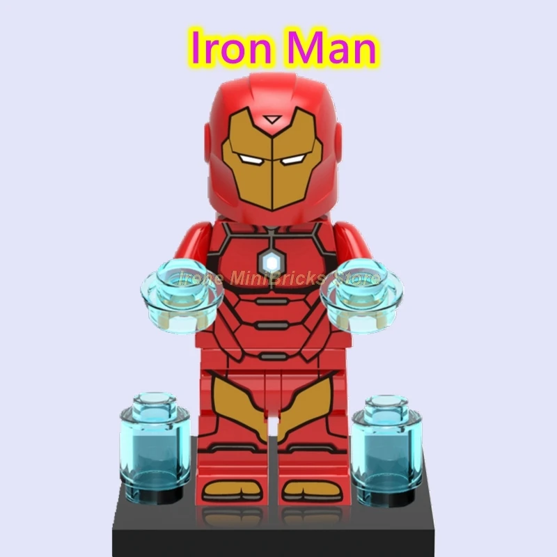 Tony Stark Мстители эндгейм перец Поттс спасатель Марк ЖЕЛЕЗНЫЙ ЧЕЛОВЕК Марк 85 Тони Старк Железный человек строительные блоки кирпичи Marvel игрушки для детей - Цвет: Tony Stark