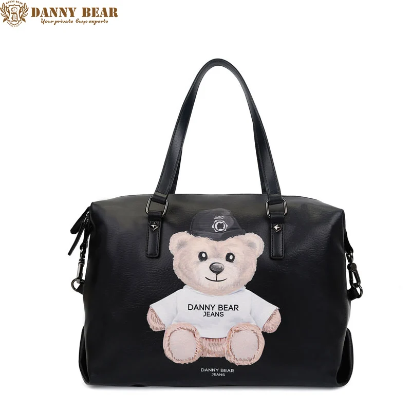 Danny Bear 2017 Для женщин кожа Сумки мужчин сумка большая кожаная дорожная Роскошный
