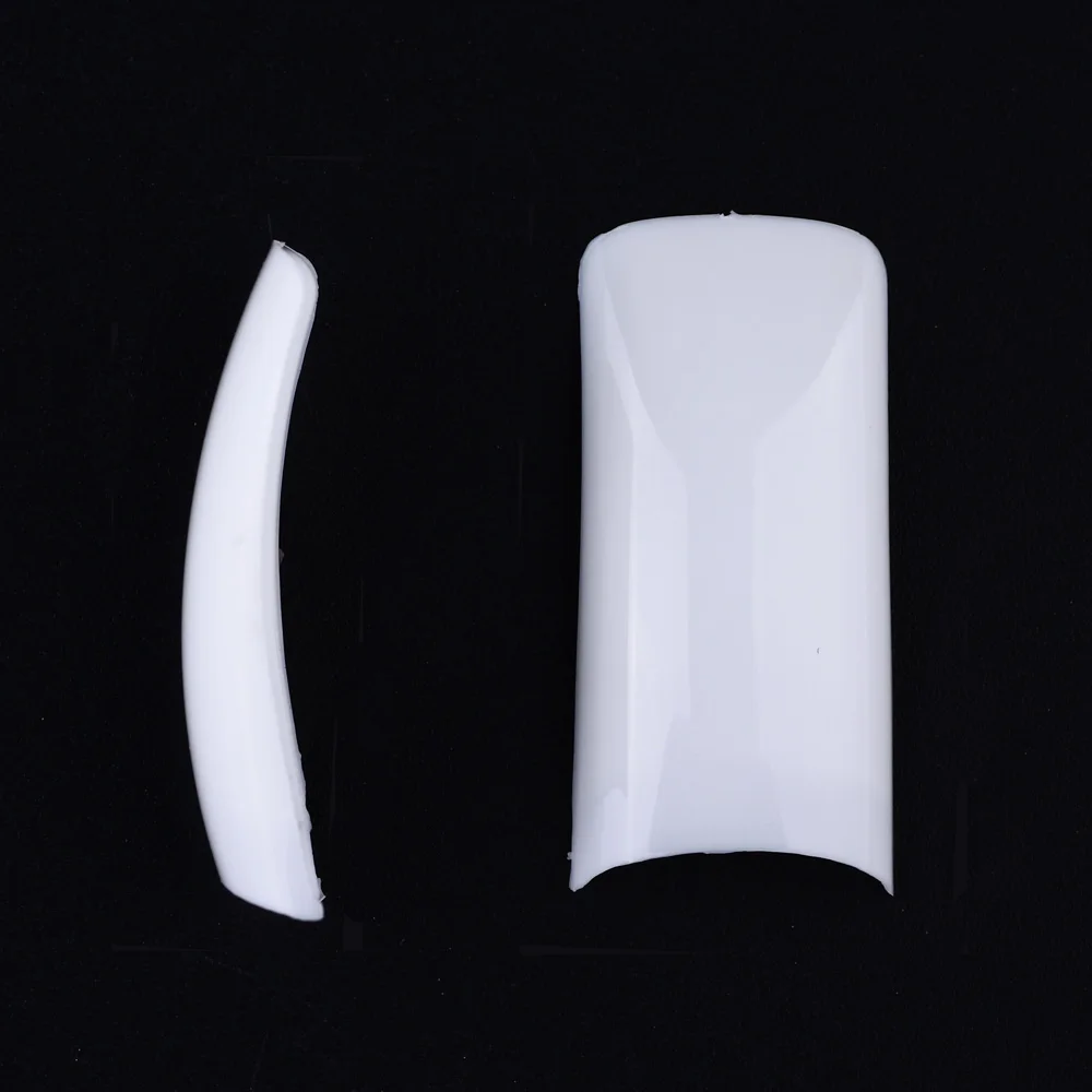 100 упаковок/Лот 500 белый квадрат Французский Типсы накладные ногти акриловые