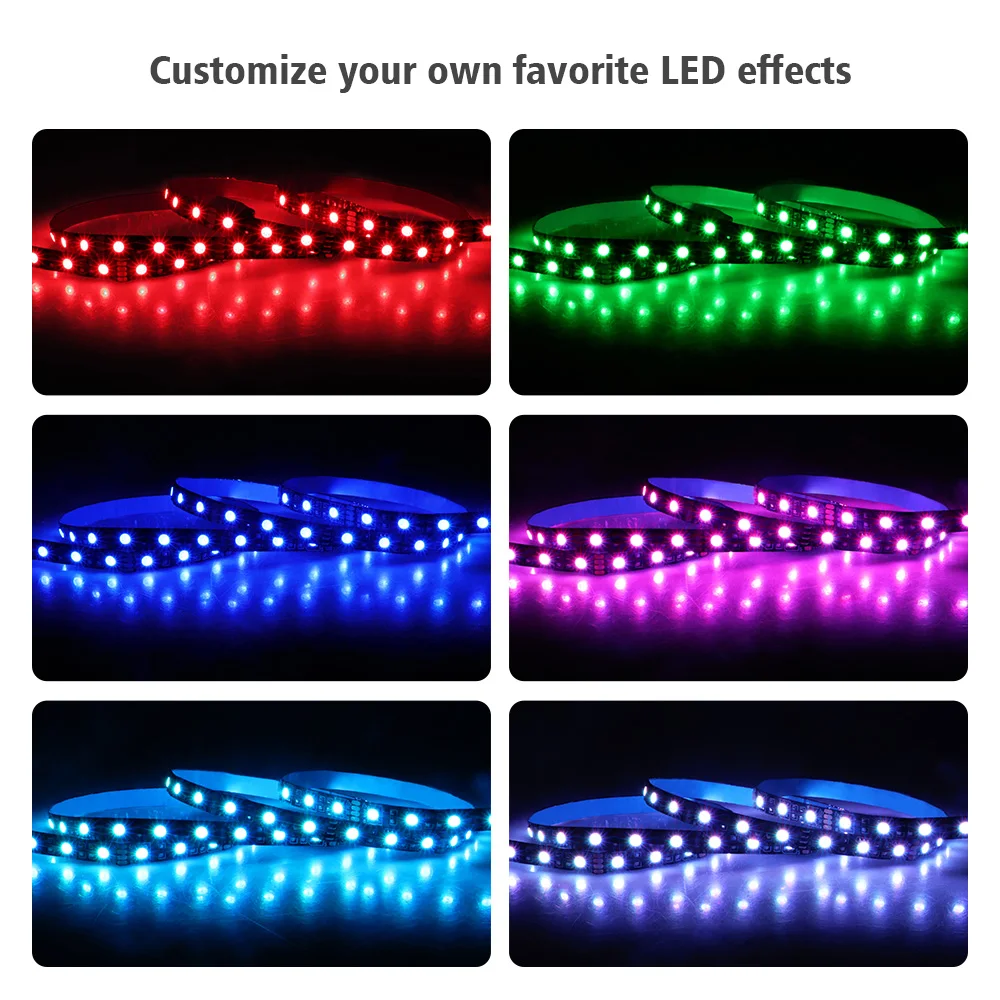 Светодиодный 4 штырьковый светодиодный светильник DC12V RGB ADD_Header 5050 SMD для декора ПК