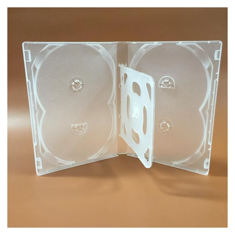188X135X20 мм абсолютно 1 шт 6DVD прозрачный мягкий пластиковый чехол с держателем/6 дисков