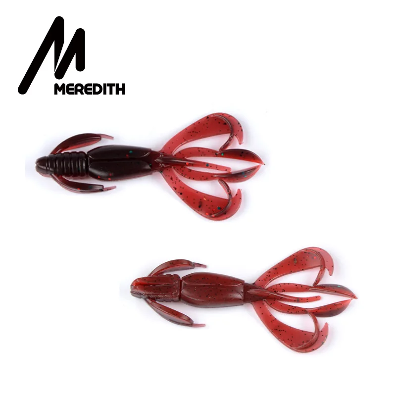 От магазина MEREDITH 2.76in/3.94in двойной хвост Краб мягкие приманки для морской пресной