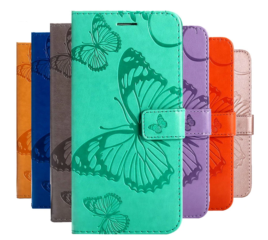 Для Apple iphone 11 Pro Max X XR XS чехол из тисненой кожи с бабочкой для apple 8 plus 7 6G 6S SE wallet Filp |