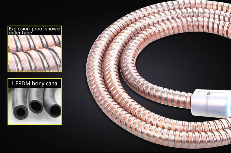 Небесный Дождь аксессуары для ванной комнаты высокотемпературный термостойкий гибкий шланг для душа из нержавеющей стали