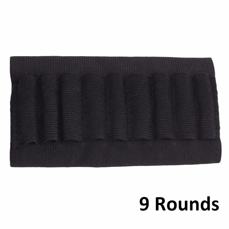 9 Rounds Airsoft 5/6/8/9 Rouds нейлоновая оболочка держатель тактические боеприпасы держатель картриджа винтовки пуля Перевозчик приклад чехол в стиле милитари на открытом воздухе - Цвет: 9 Rounds