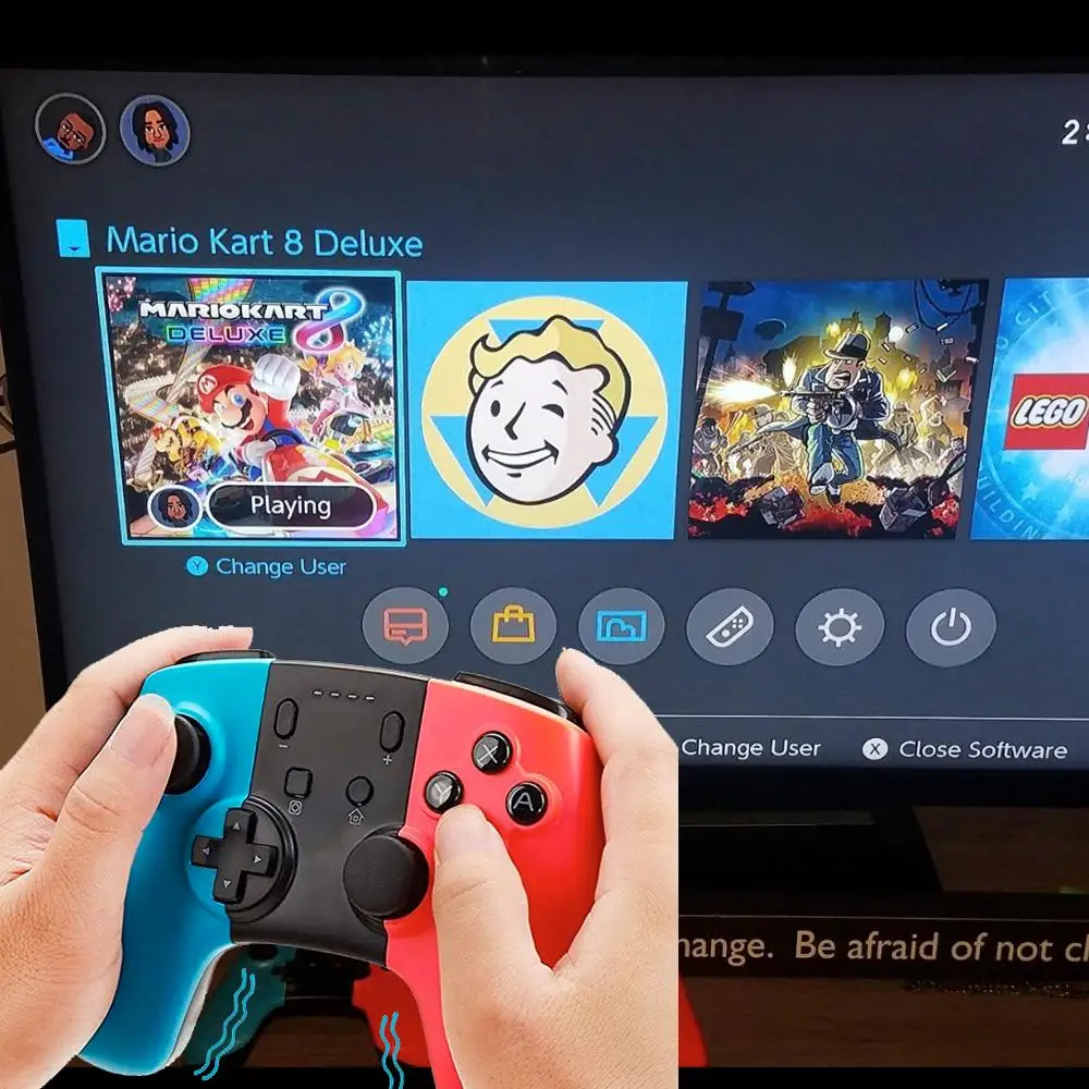 Беспроводной Профессиональный контроллер для консоли Nintendo Switch дистанционный