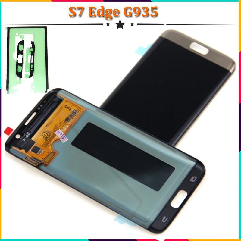 S7 Edge 5 ''ЖК дисплей для SAMSUNG Galaxy edge ЖК экран G935 G935F lcd сенсорный дигитайзер s