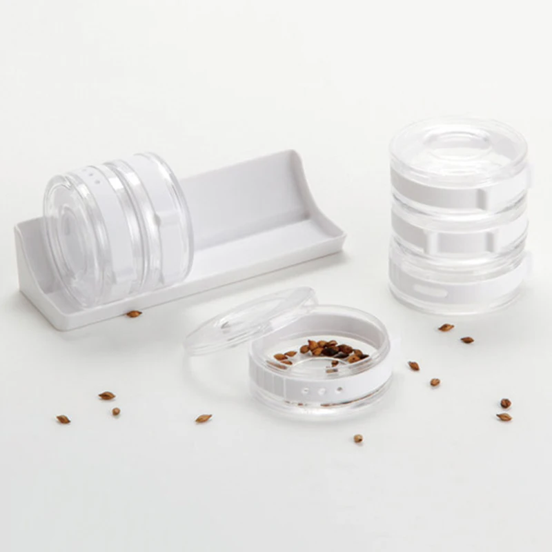 2021 новые творческие 6 шт./компл. прозрачный приправы банки Кухня Cylindra специй