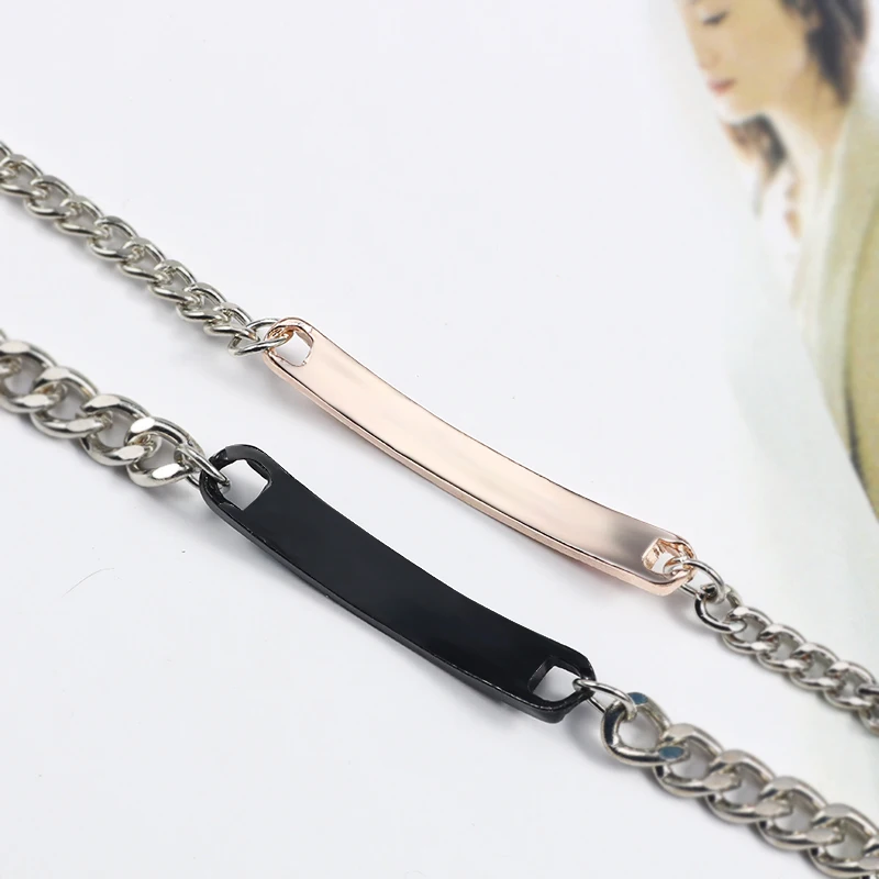 Мода браслет любовь сердце Корона розового и голубого цвета с украшением в виде