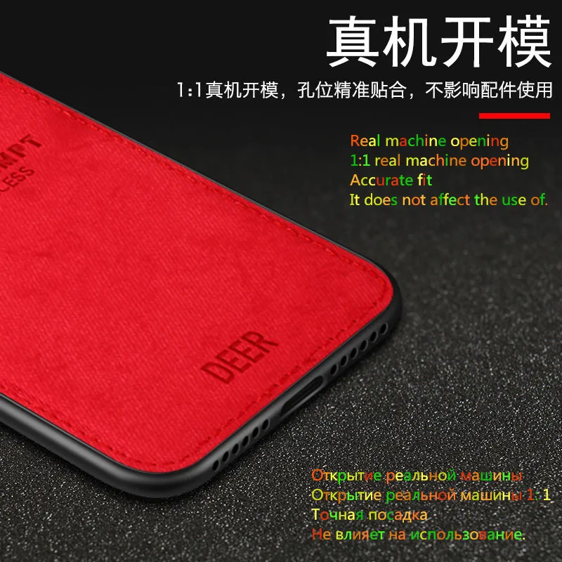 Противоударный чехол для huawei Коврики 20 Pro P10 P20 Lite P Smart Y9 Y6 Y7 Pro Honor 8X10 9 7C 7A Nova 3 3i текстура ткани чехол