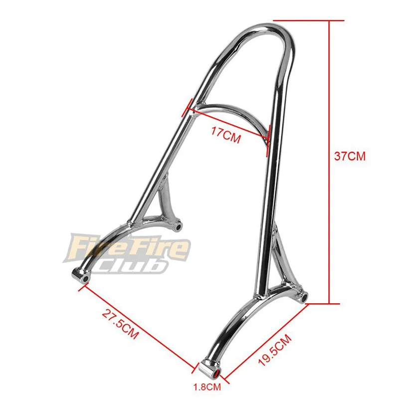 Черный хром короткий пассажирский Сисси Бар спинка мотоцикл для Harley 883 XL1200 1200 48 70 два 72 2009