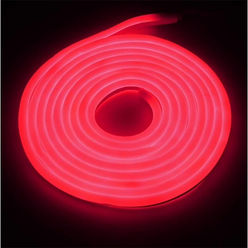 Гибкая Водонепроницаемая светодиодная лента 1 м/2 м/3 м/5 м неоновый свет