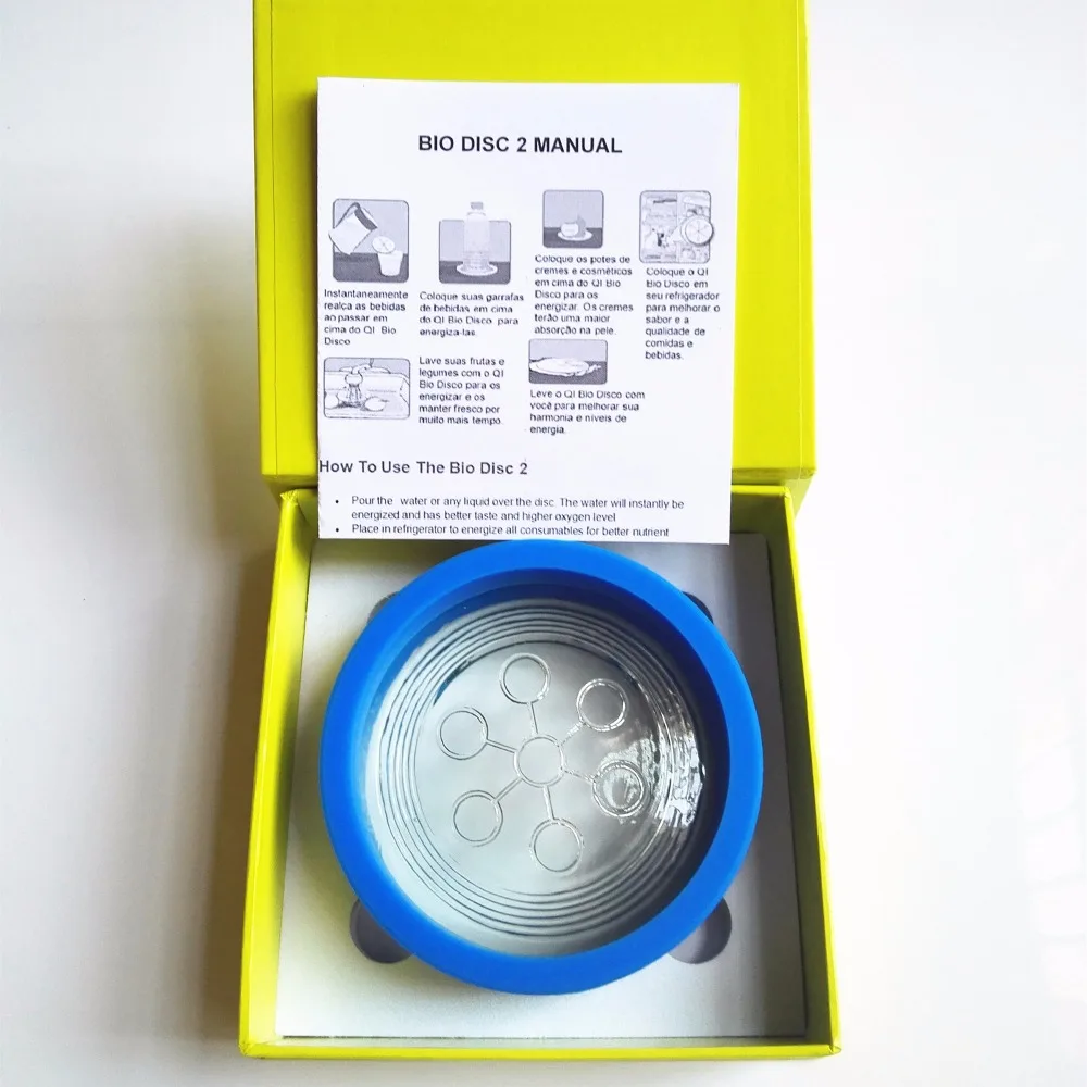 

BIO DISC 2 with silicone protection ring Scalar Energy Adisc Water Quantum 2500 high negative ions BIO DISC 2 pendant 5000CC
