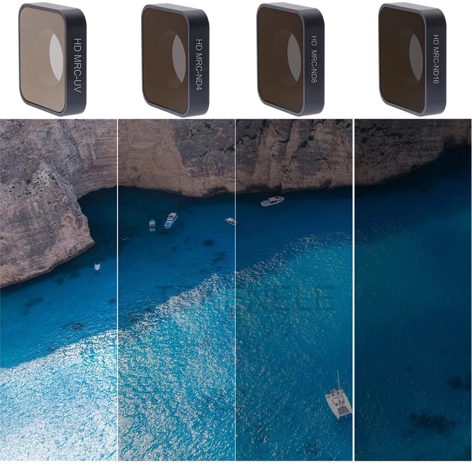 Фильтр для спортивной экшн камеры TENENELE Go Pro Красный/Magenta/желтый фильтр GoPro Hero 7 Black ND