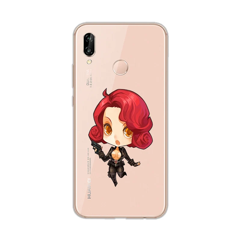 ciciber Phone Cases for Huawei P20 P8 P9 P10 Mate 20 10 9 Lite 2017 X Pro Soft TPU Back Cover P Smart 2019 Marvel |