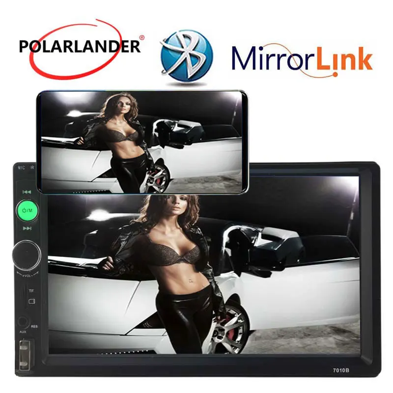2 Din сенсорный экран автомобиля MP5 MP4 видео плеер Радио HD Bluetooth стерео USB/FM/TF задняя