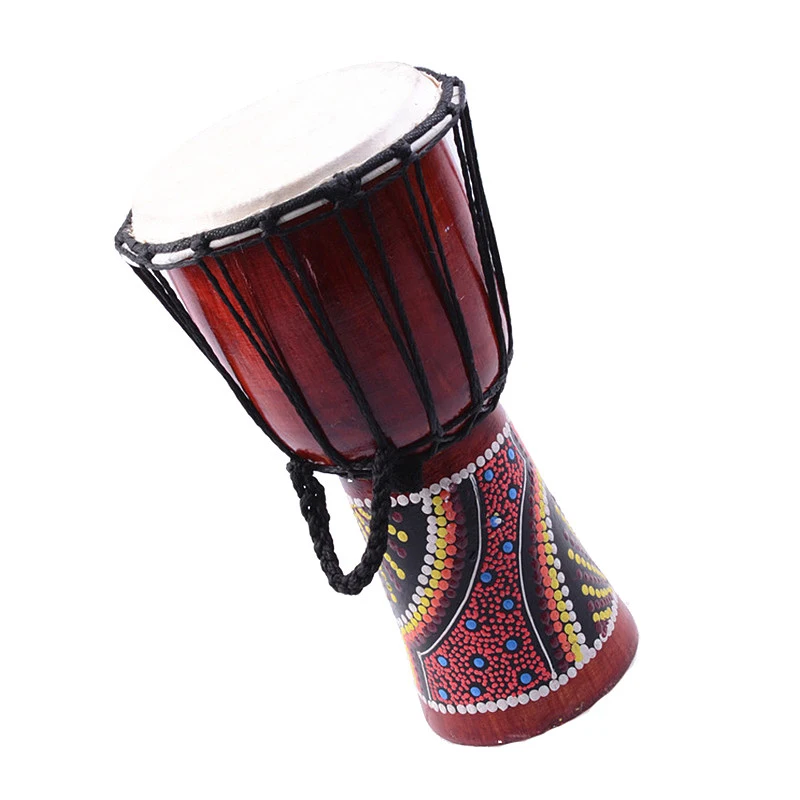 Djembe Drum Mer ударная 6 дюймов Классическая картина деревянный Африканский Стиль