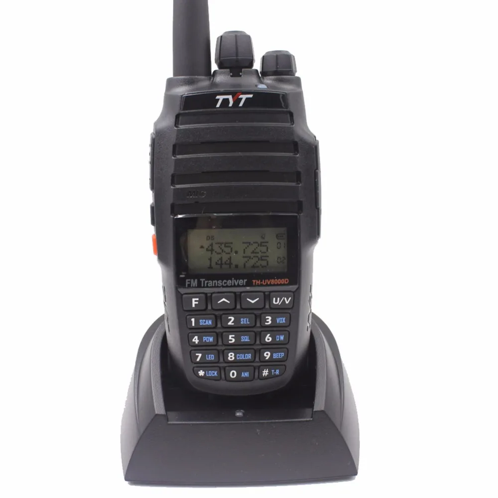 2 шт./лот TYT TH-UV8000D 10 Вт двухдиапазонный УКВ радио с 3600 мАч батарея иди и болтай Walkie
