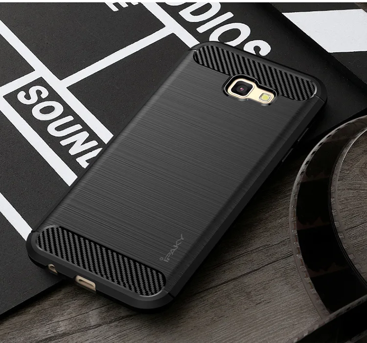Классический Ipaky брендовый матовый дизайнерский силиконовый чехол для samsung Galaxy A3(4,7 ''), A5(5,2''), A7(5,7 '') новая серия