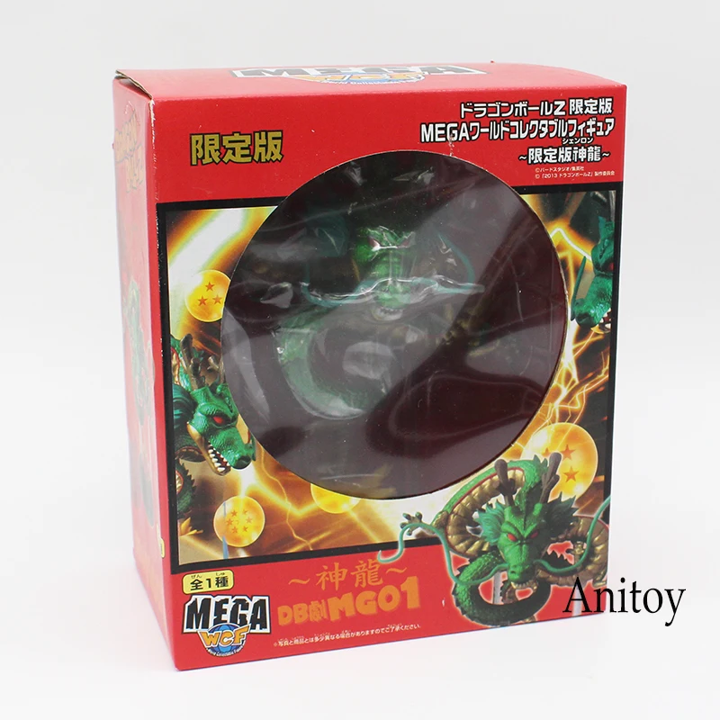 Аниме Dragon Ball Z Shenron цвета металлик Ver. ПВХ фигурка Коллекционная модель игрушки 16 см
