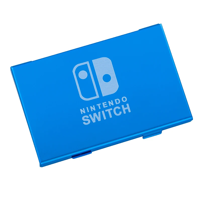 Blue Switch 10 в 1 портативный NS переключатель игровая карта и TF карта хранения Кассетный чехол для DN nintendo Switch противоударный жесткий корпус коробка для хранения - Цвет: Blue Switch