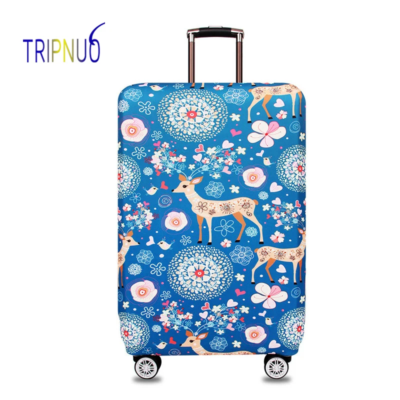 TRIPNUO эластичная ткань в стиле граффити Чемодан защитная крышка Suitable18 32 дюйма