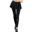 Компрессионные Леггинсы 2 в 1 для женщин, полиэстер, цвет в ассортименте