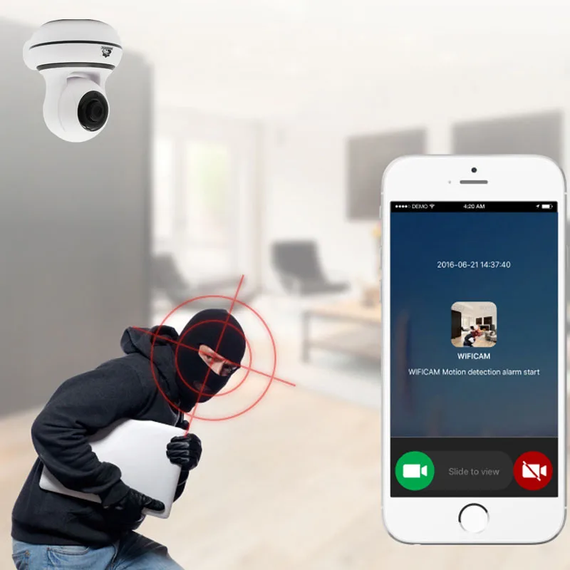Wi Fi Камера 1080 p 2mp Full hd sd карты P2P ip камера PTZ HD автоматический Крытый Видеоняни и