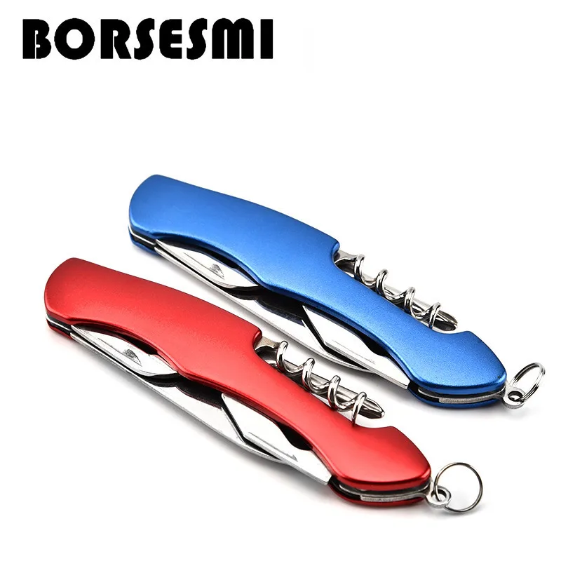 Горячая Распродажа 2 шт./лот нож для ключей из нержавеющей стали 5 функциональных