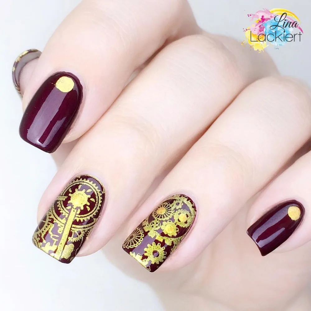 BORN PRETTY пластины для штамповки ногтей цветы для дизайна ногтей DIY наклейки для ногтей Аксессуары для трафаретов инструмент из нержавеющей стали