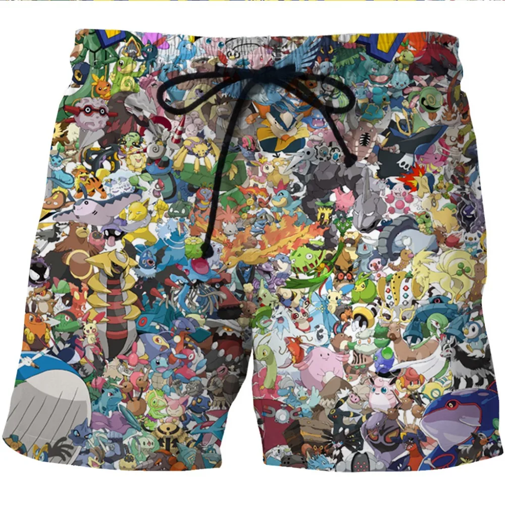 Искры любви большой Размеры мужские светильник Пляжные шорты с героями