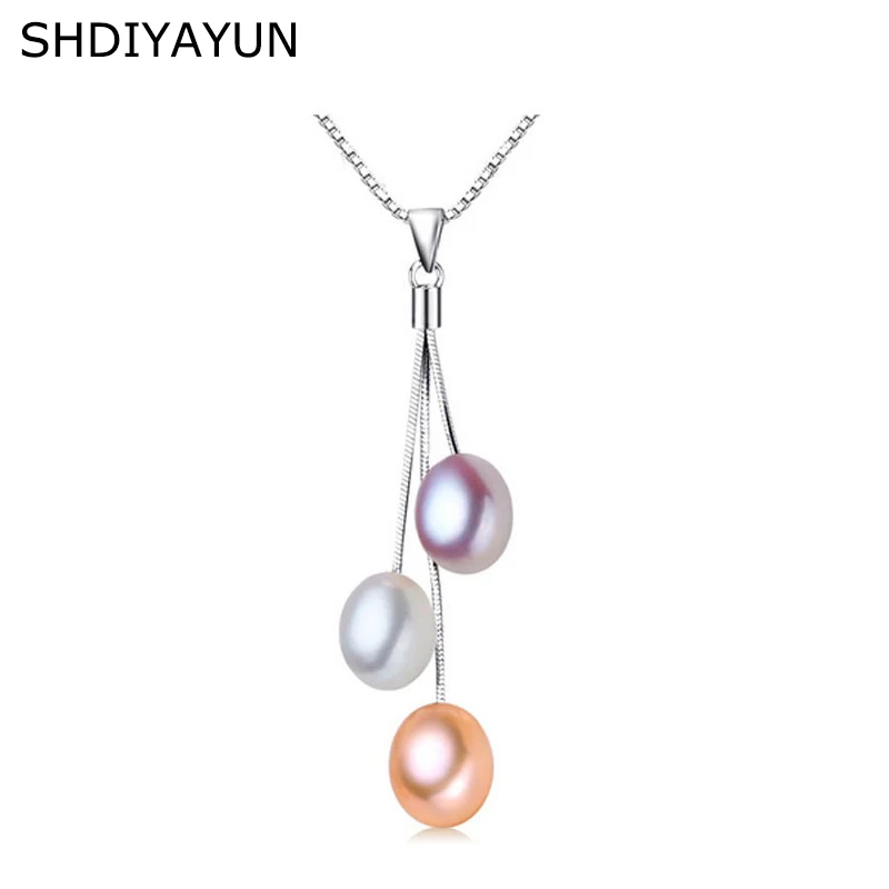 SHDIYAYUN 2019 прекрасное жемчужное ожерелье жемчужные ювелирные изделия Разноцветные