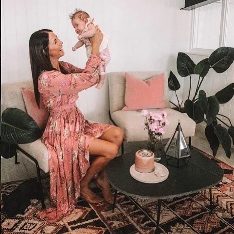 BOHOFREE эластичная резинка на талии Цветочный Макси Saia Gypsy Boho шикарный стиль Rosa юбка