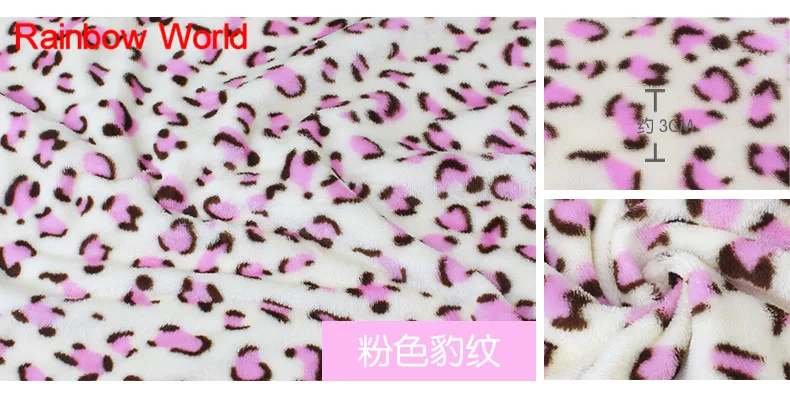 Ткань из микрофибры с розовым леопардовым принтом 1 м | Дом и сад