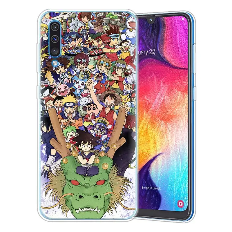 Одна деталь аниме чехол для samsung A50 A70 A20e A60 A40 A30 A20 A10 M30 M20 M10 A7 A9 силиконовый чехол Fundas Capa чехол для телефона Coque