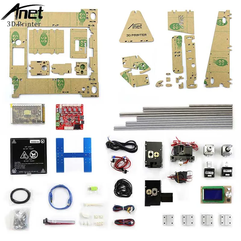 Сделано в Китае Reprap i3 Анет A6 DIY 3d принтер высокой точностью ABS печатная машина