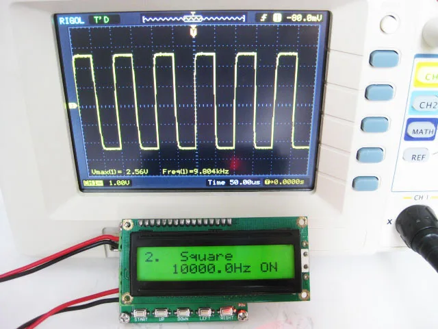 Free Shipping! DDS Signal Generator Function generator 0.1hz ~ 100khz + frequency meter | Электронные компоненты и