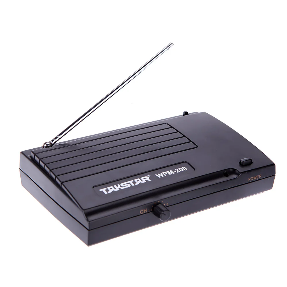 Takstar WPM 200R UHF Беспроводной аудио Системы приемник ЖК дисплей Дисплей 6 выбираемых