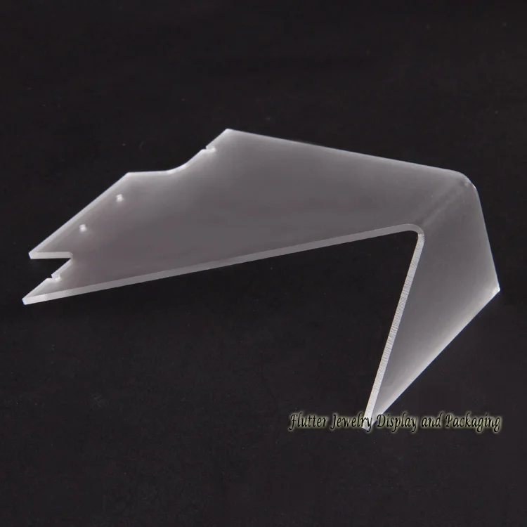 

13cm High Acrylic Jewelry Set DisplayStands Earring Holder Necklace Case Necklace L Organizer Jewelry Stand Jewellerys Holders