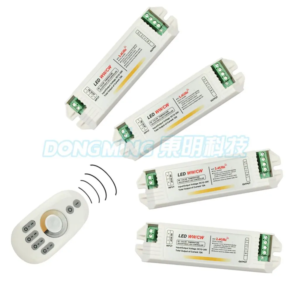 Бесплатная доставка 4 шт. светодиодный контроллер с регулируемой цветовой