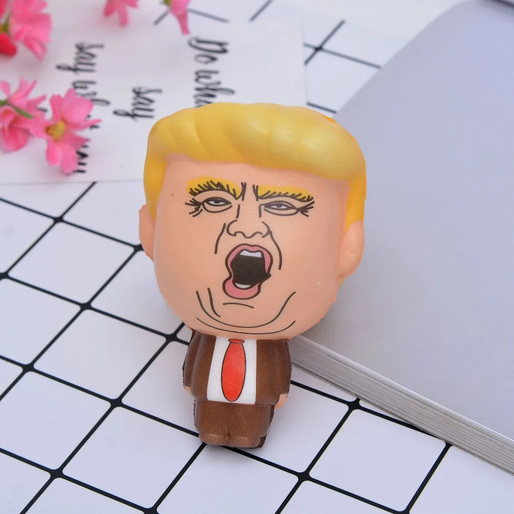 1 шт. милый Дональд Трамп мяч для снятия стресса мягкая игрушка сжимаемые игрушки