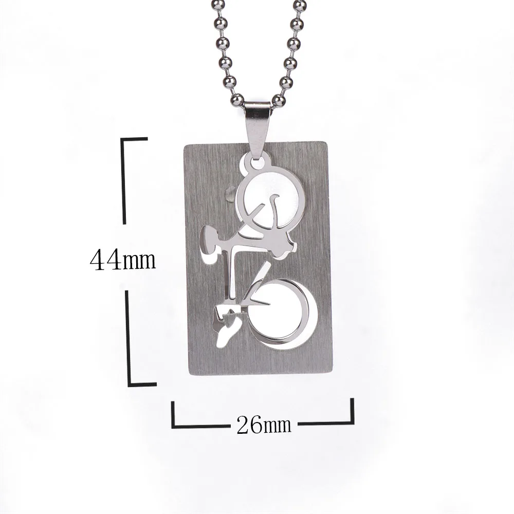 Цепочка с подвеской для мужчин и женщин модное ожерелье в стиле панк из