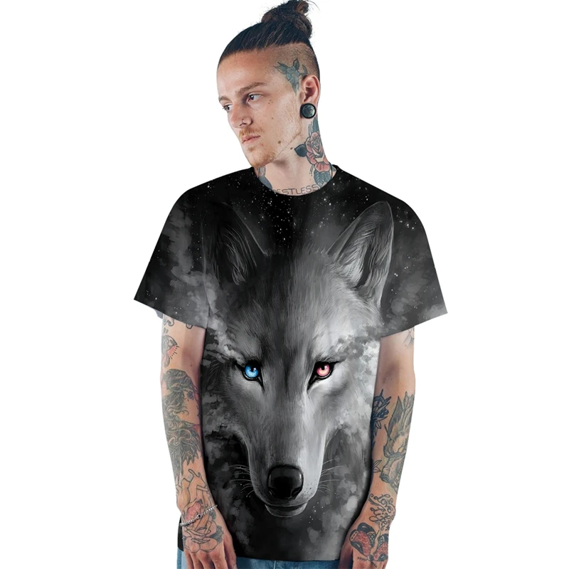 Футболка Мужская/женская с коротким рукавом повседневная тенниска 3D-принтом